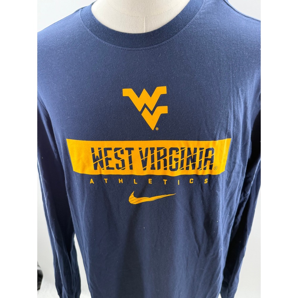 Nike West Virginia Mountaineers Dri-FIT On Field Tee Shirt Mens Large New - Picture 6 of 8